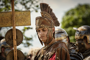 Image showing Legionary on the Festival 