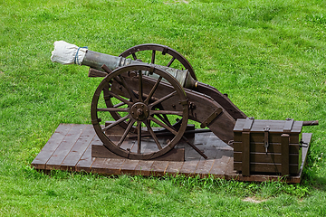 Image showing Fortress Cannon in Alba Carolina Citadel