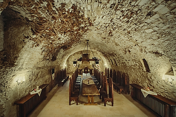 Image showing Knight's Hall in old citadel