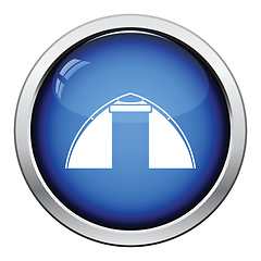 Image showing Touristic tent  icon