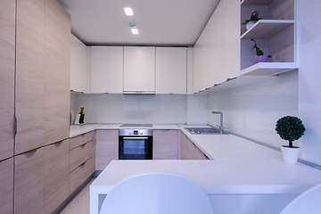 Image showing modern bright clean kitchen interior