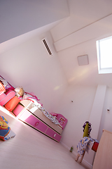 Image showing pink little girl\'s room