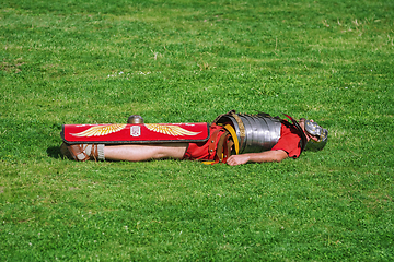 Image showing Defeated Roman Legionary