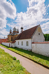 Image showing The Saint Nicholas The Miracle-workers church and The Orthodox C