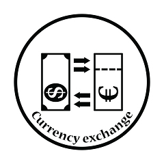 Image showing Currency exchange icon