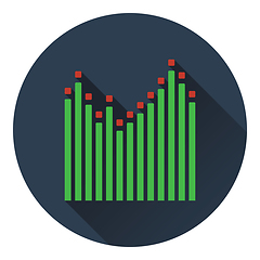 Image showing Graphic equalizer icon