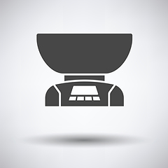 Image showing Kitchen electric scales icon