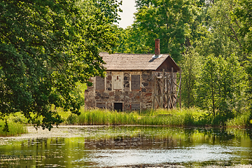 Image showing Old water mill