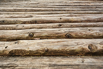 Image showing Abstract background of logs