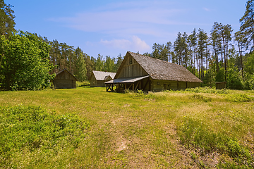 Image showing Old house in rural area