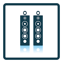 Image showing Audio system speakers icon