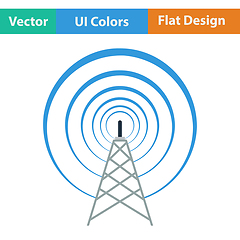 Image showing Radio antenna icon