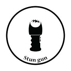 Image showing Stun gun icon