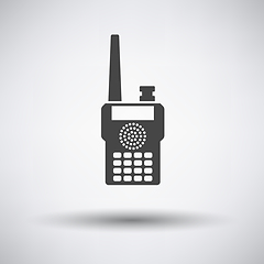 Image showing Portable radio icon