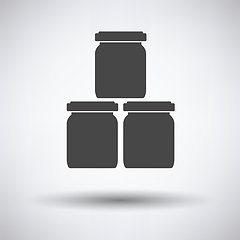 Image showing Baby glass jars icon