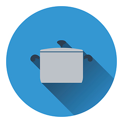 Image showing Kitchen pan icon