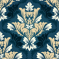 Image showing Damask seamless pattern