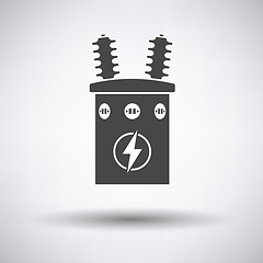 Image showing Electric transformer icon