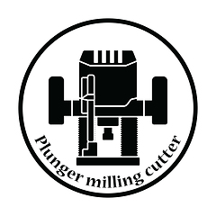 Image showing Icon of plunger milling cutter