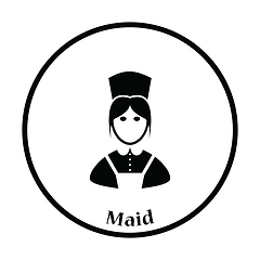 Image showing Hotel maid icon