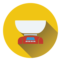 Image showing Kitchen electric scales icon