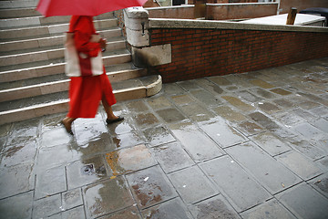Image showing Venice in rain.