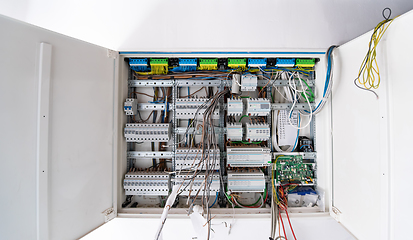 Image showing new automated system of electric power supply and distribution