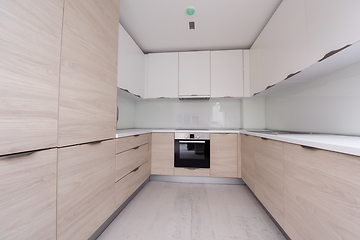 Image showing modern bright clean kitchen interior