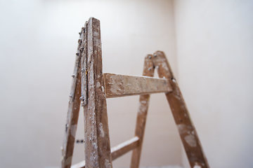 Image showing ladder in Interior of apartment