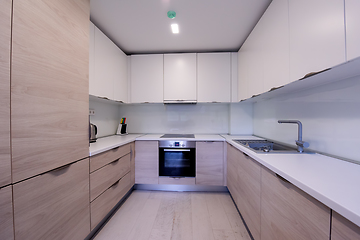 Image showing modern bright clean kitchen interior