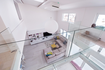 Image showing interior of a two level apartment