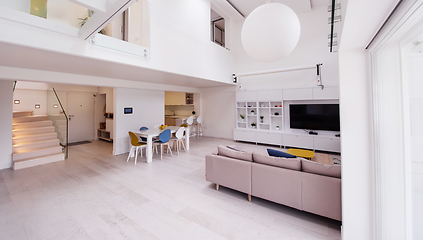 Image showing interior of a two level apartment