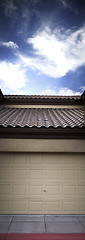 Image showing exterior house with blue sky