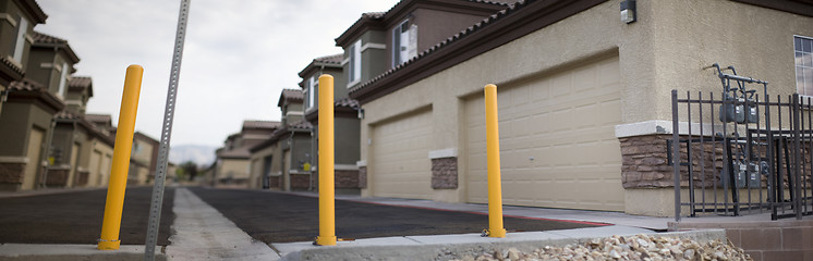 Image showing houses in a row