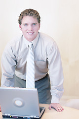 Image showing Businessman smiling