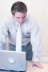 Image showing businessman thinking