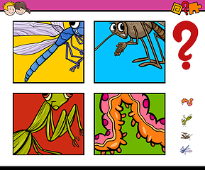 Image showing activity game with insects