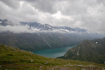 Image showing Mountain hiking in Norway