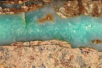 Image showing chrysoprase mineral texture