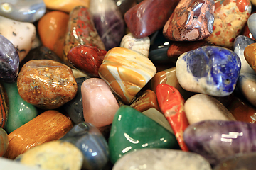 Image showing color gems mineral collection 