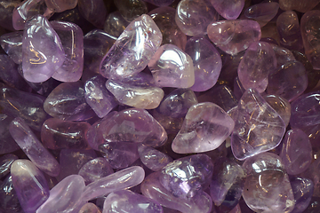 Image showing amethyst violet background