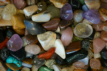 Image showing color gems mineral collection 