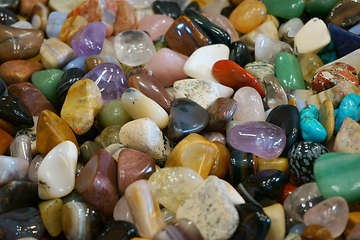 Image showing color gems mineral collection 