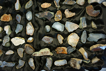 Image showing color agate collection