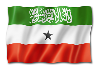 Image showing Somaliland flag isolated on white