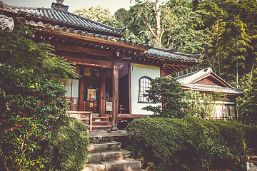 Image showing Chion-in temple garden, Kyoto, Japan