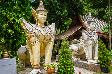 Image showing Statue in Wat Palad temple, Chiang Mai, Thailand