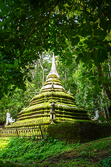 Image showing Wat Palad temple stupa, Chiang Mai, Thailand