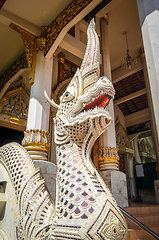 Image showing Statue in Wat Chomphu temple, Chiang Mai, Thailand