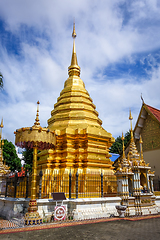 Image showing Wat Chomphu temple, Chiang Mai, Thailand